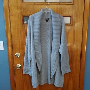 Women's Open Front Cardigan Sweater - Grey